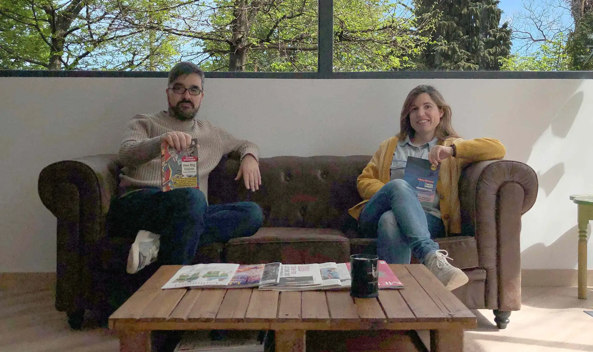 Laura Sandoval y Daniel Alvarez fundadores de Hoja de Lata editorial